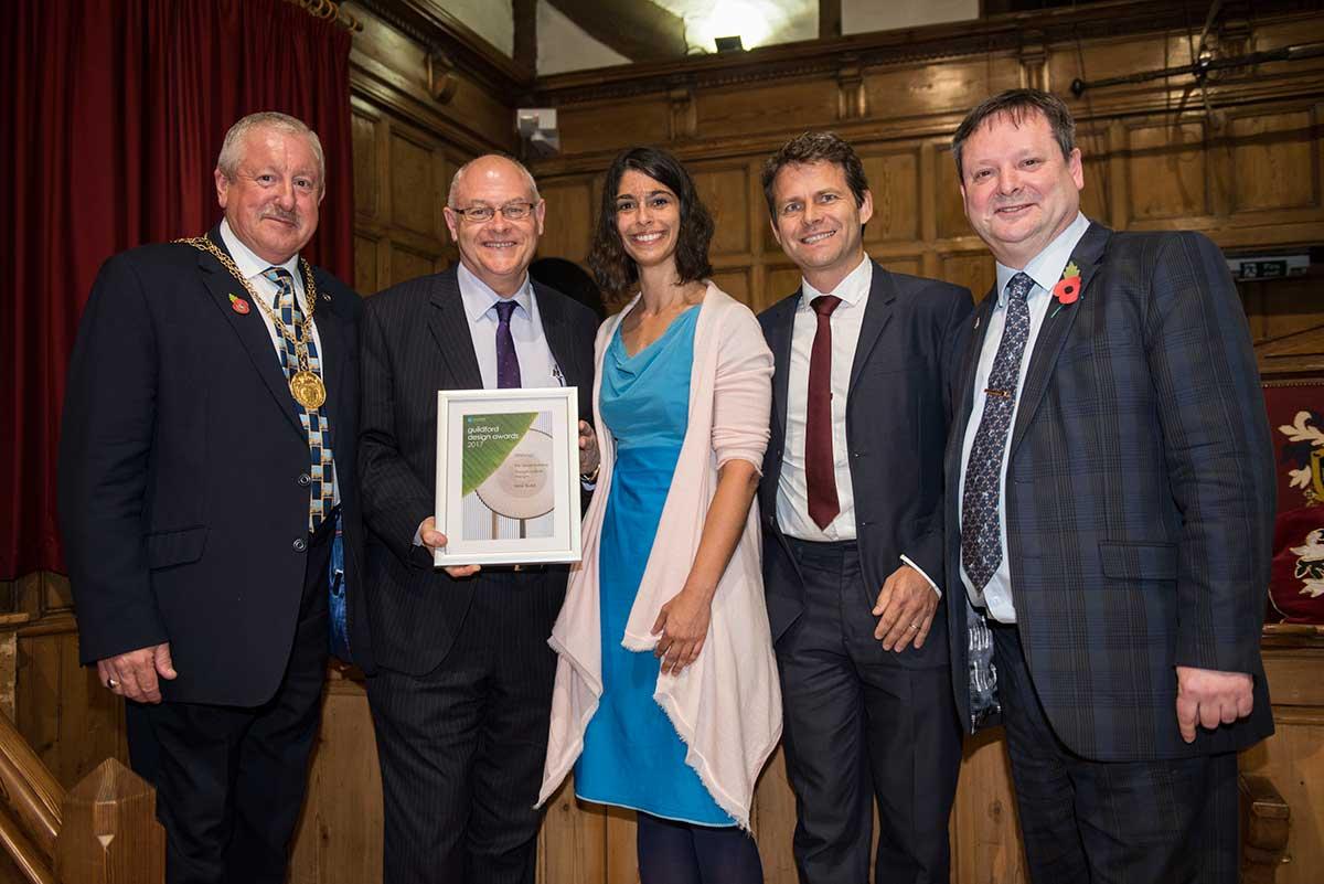 Guildford Design Awards 2017 Presentation of award, Guildford Design Awards 2017